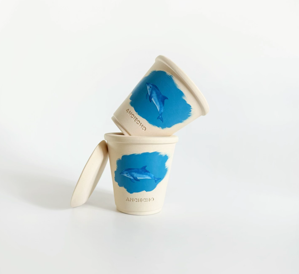 Blue Dolphin Ceramic Planter Pot