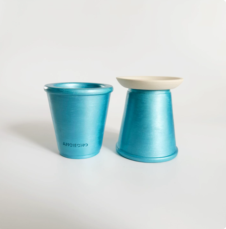 Walden Lake Blue Ceramic Planter Pot