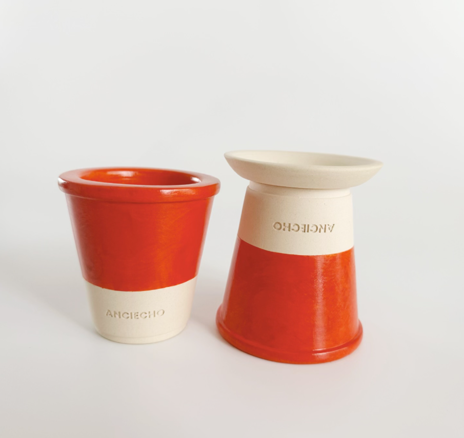 Mars Red Ceramic Planter Pot