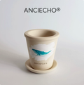 Blue Whale Ceramic Planter Pot