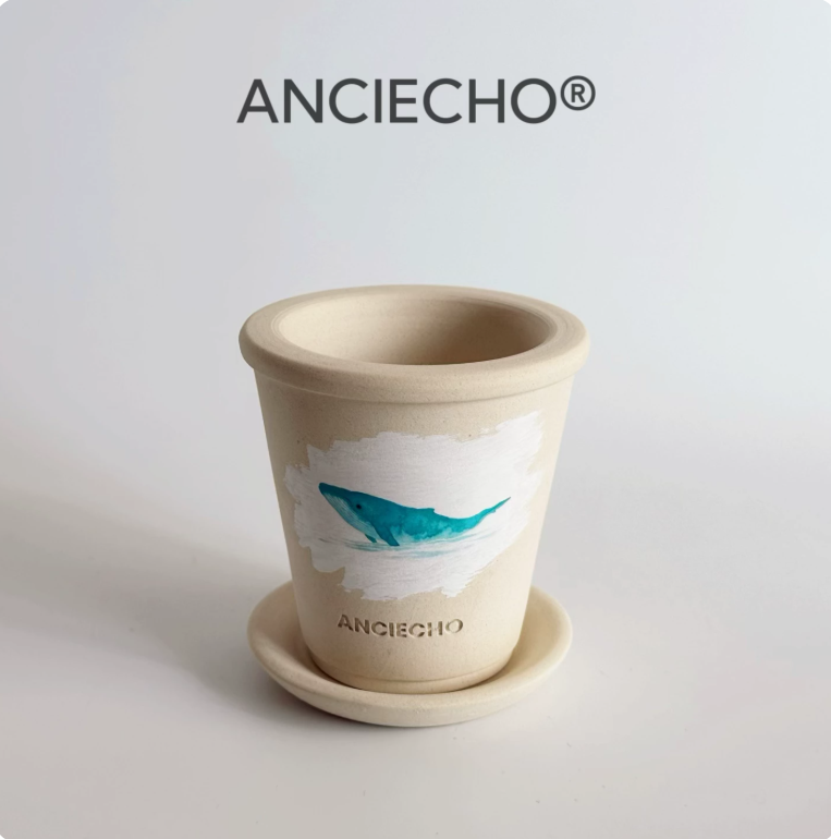 Blue Whale Ceramic Planter Pot