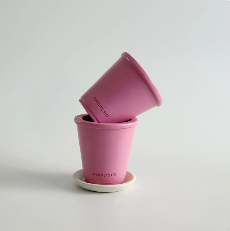 Pink Memory Ceramic Planter Pot